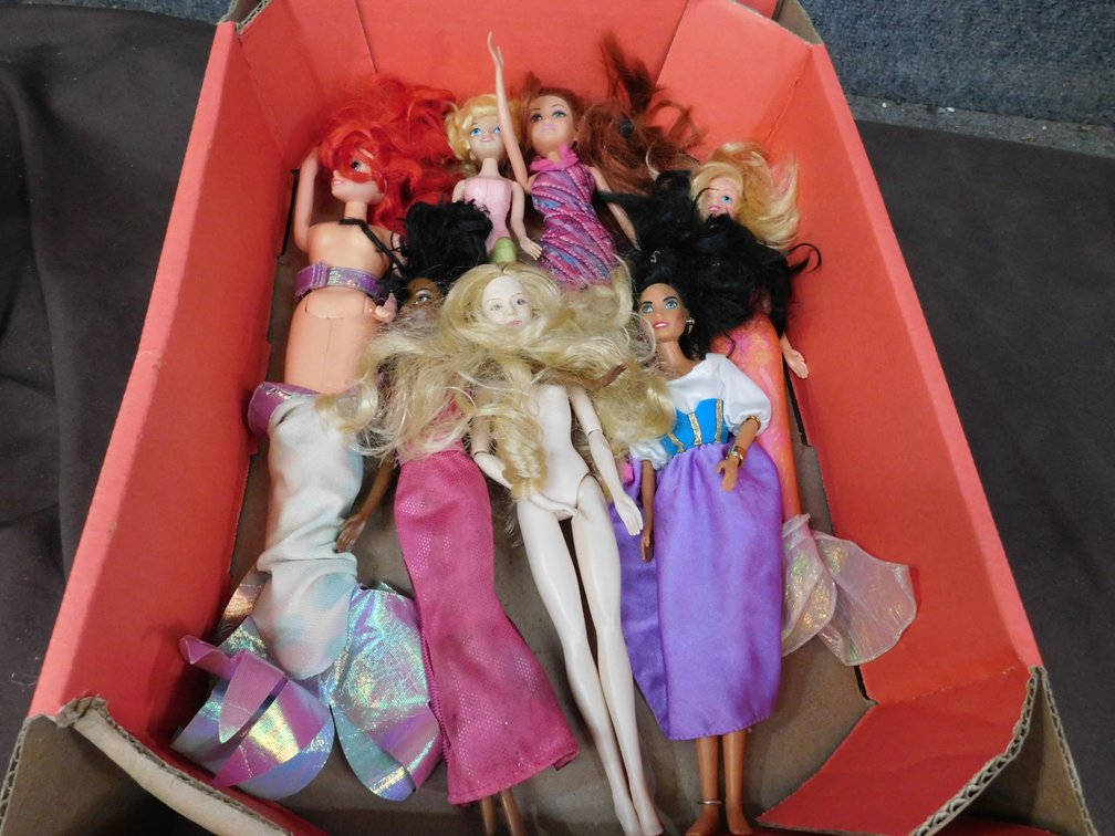 Lot of Assorted Barbies