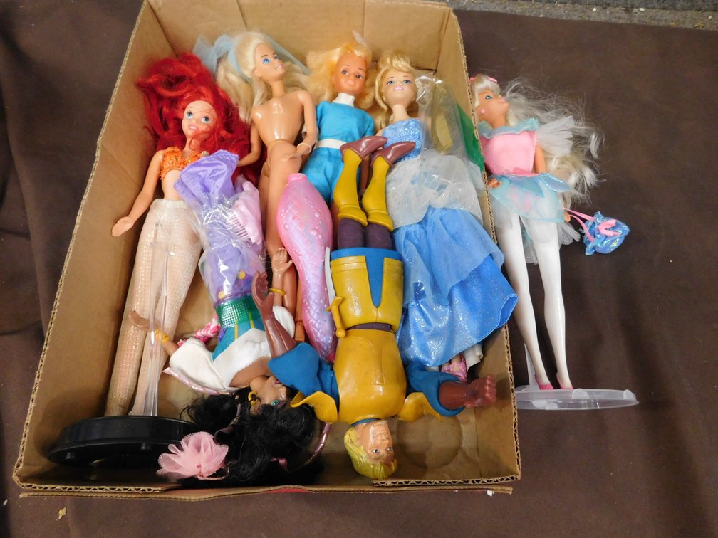 Lot of Assorted Dolls
