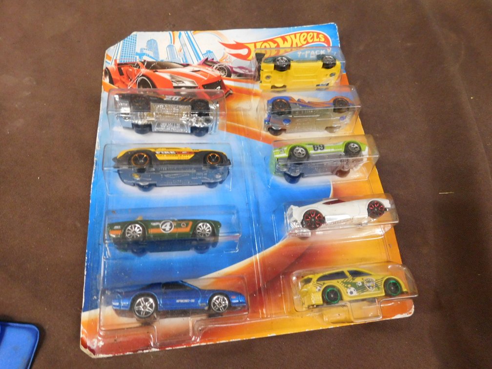 Hot Wheels 9 Pack Die Cast Cars, IN Sealed Package