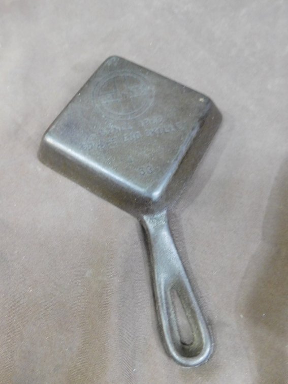 Vintage Griswold #58, Square Egg Cast Iron Skillet