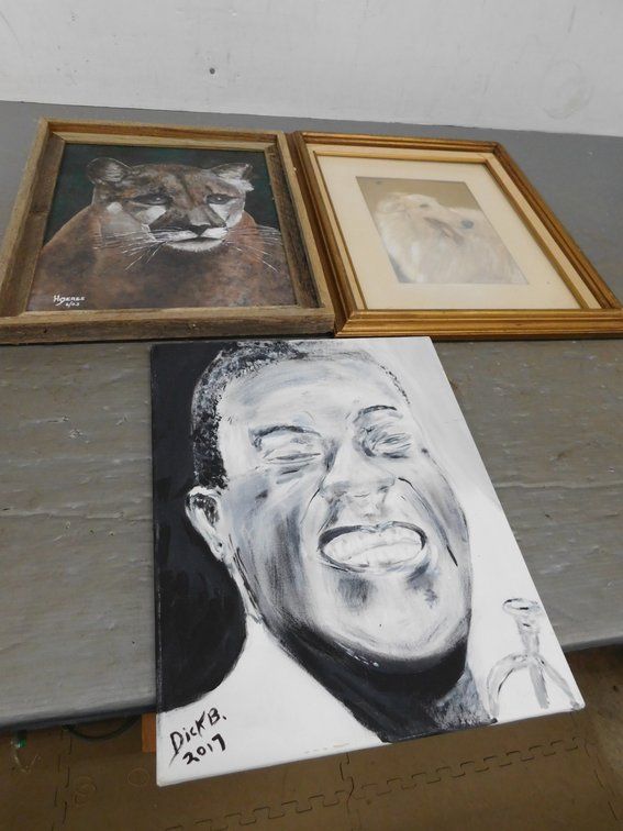 Three Assorted Wall Art Hangings