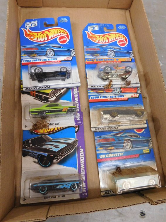 Six Hot Wheels Die Cast Cars, IN Sealed Packages