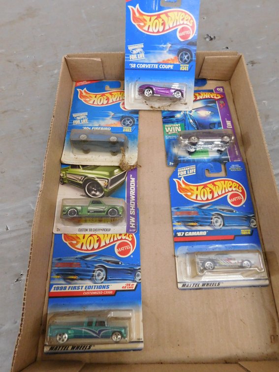 Six Hot Wheels Die Cast Cars, IN Sealed Packages