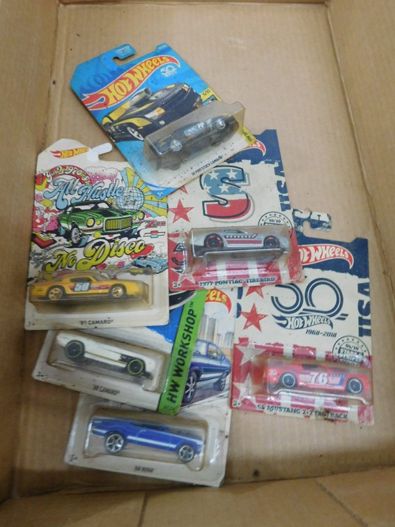 Six Hot Wheels Die Cast Cars, IN Sealed Packages