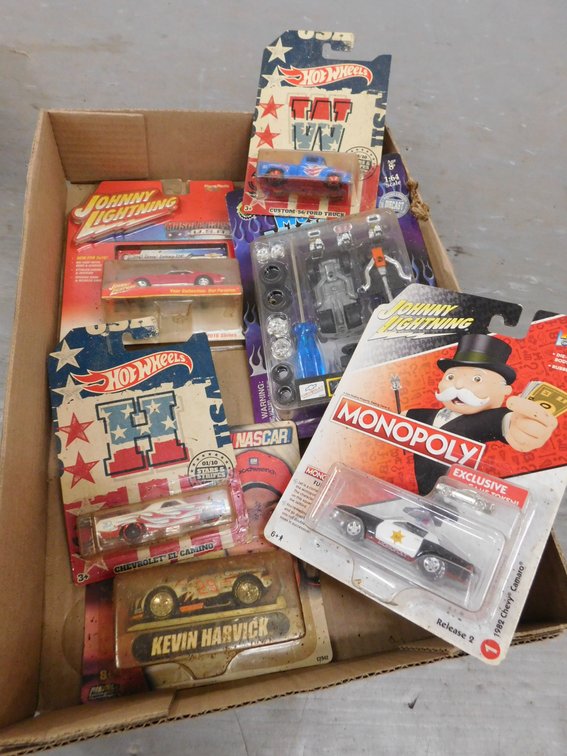 Assorted Die Cast Cars in Sealed Packages