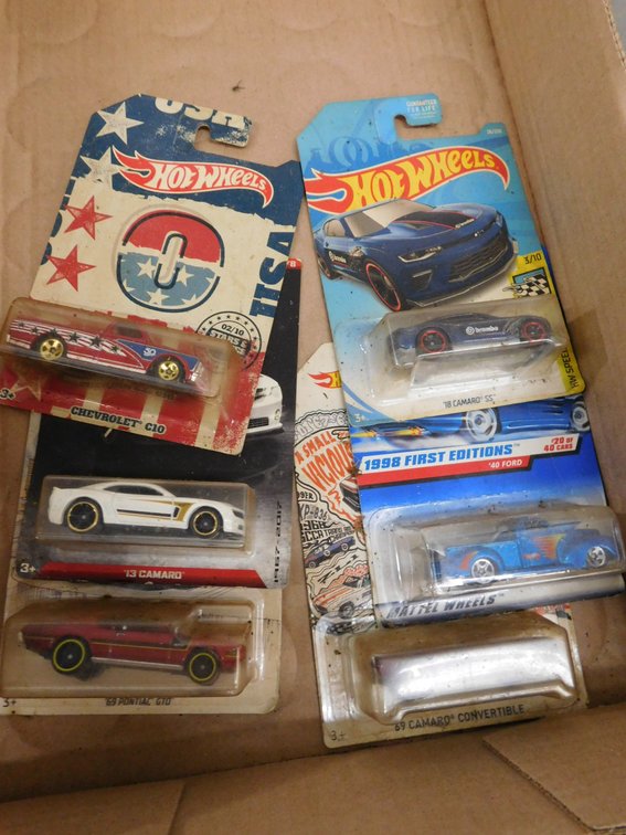 Six Hot Wheels Die Cast Cars, IN Sealed Packages