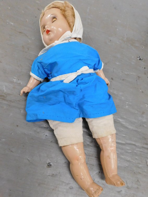 Vintage Sleepy Eye Baby Doll 17"