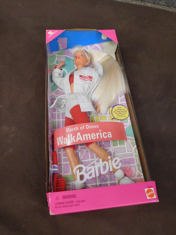 March of Dimes Walk America Barbie Mattel 18508