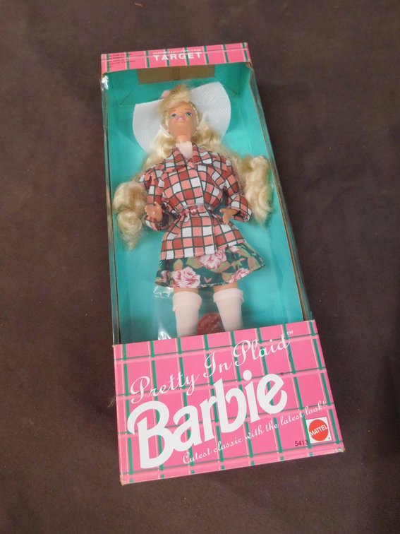 Target Pretty In Plaid Barbie Mattel 5413