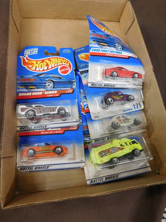Six Hot Wheels Die Cast Cars, IN Sealed Packages