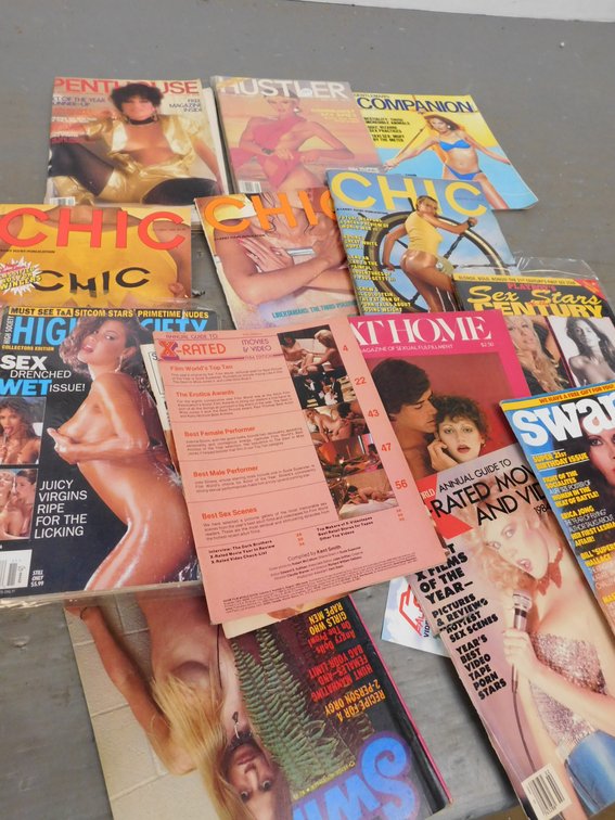 Lot of Assorted Adult Magazines, Must be 18 Years Old To Purchase