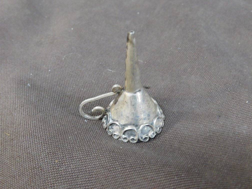 Vintage Sterling Silver Perfume Filler Marked .925
