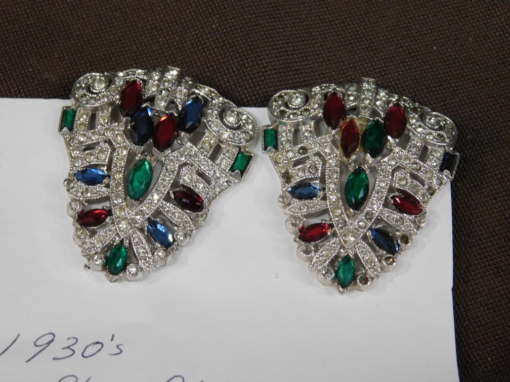 1930's Shoe Clips