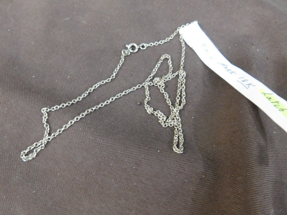 Chain Marked 18K, Latch is Not, Please Preview
