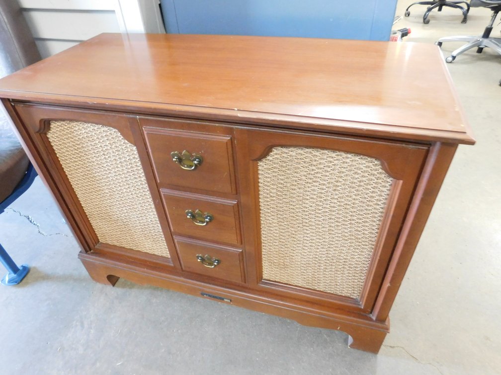 Converted Radio Cabinet to Cedar Chest 40" x 18 1/2" x 29" T
