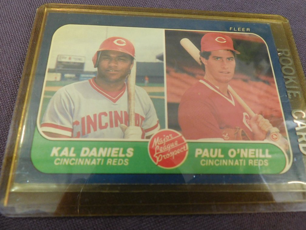 1986 Fleer Major League Prospect Daniels/O'Neill Card No. 646