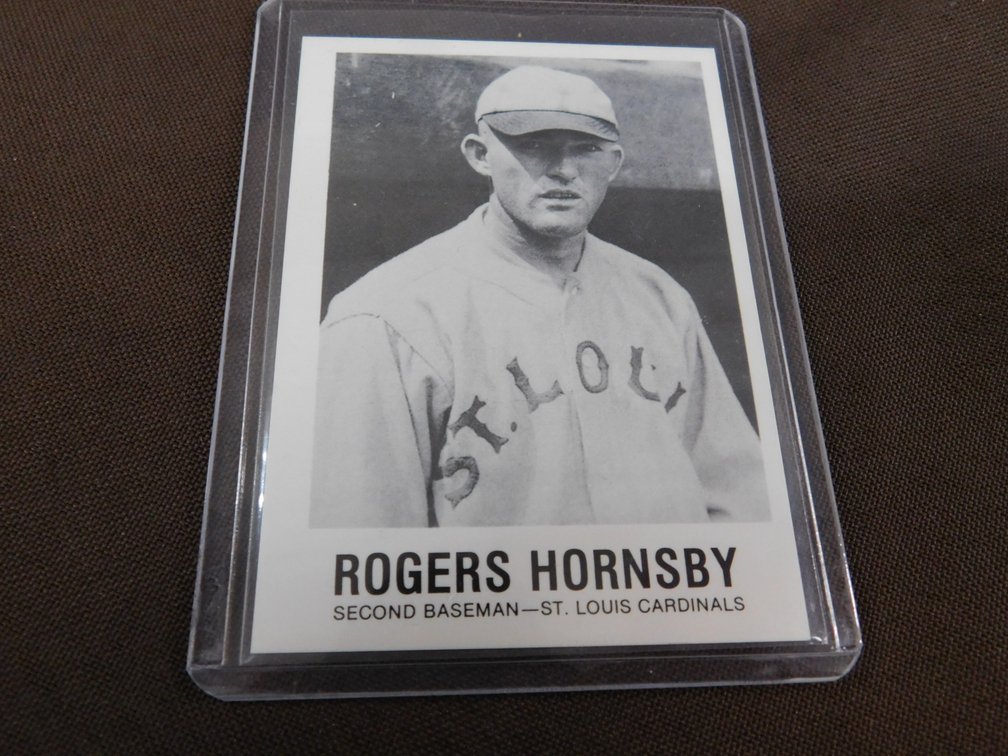 1980 TCMA Rogers Hornsby Card No. 92