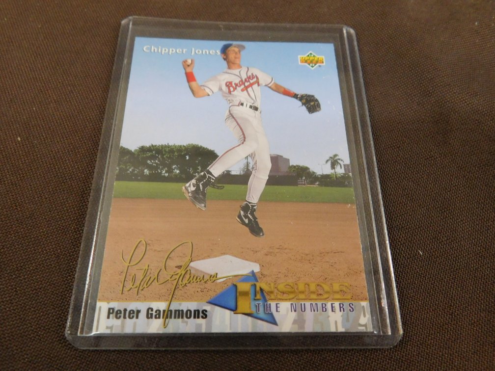 1993 Upper Deck Inside the Numbers Chipper Jones Card No. 459
