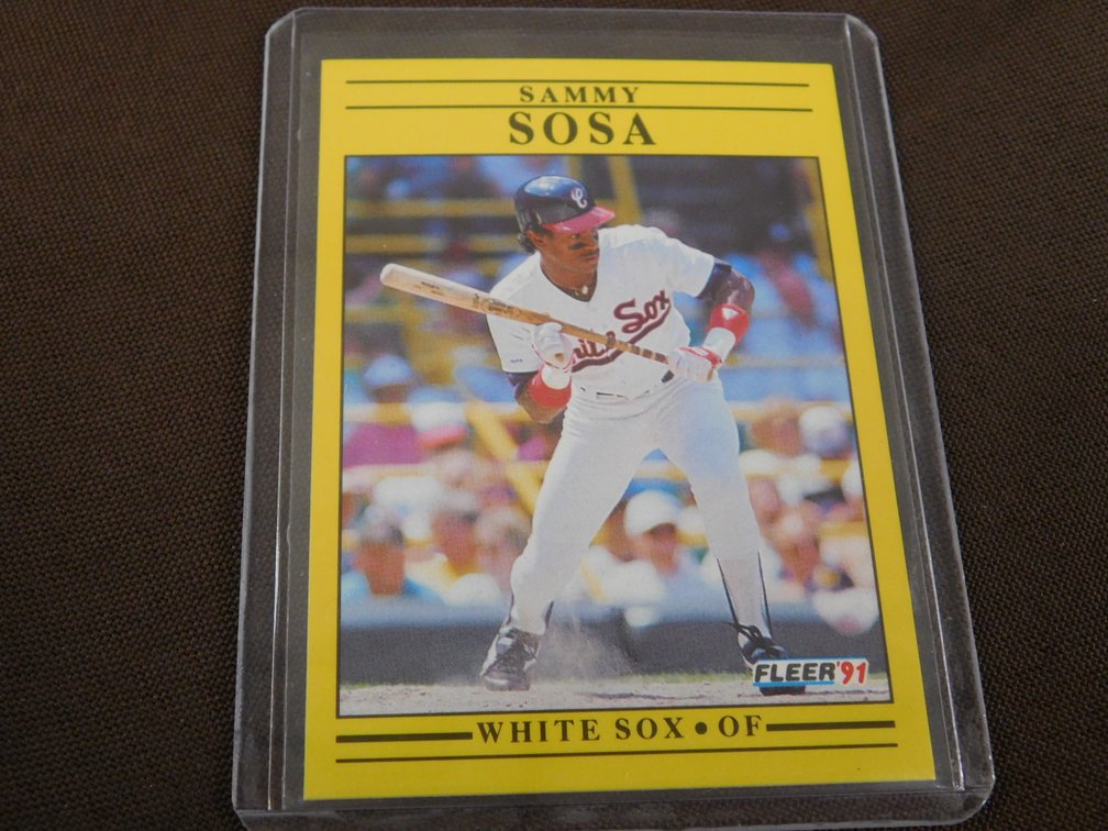 1991 Fleer Sammy Sosa Card No. 136