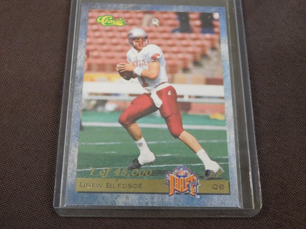 1993 Classic Games Drew Bledsoe 1 of 45, 000 Card No. LP1