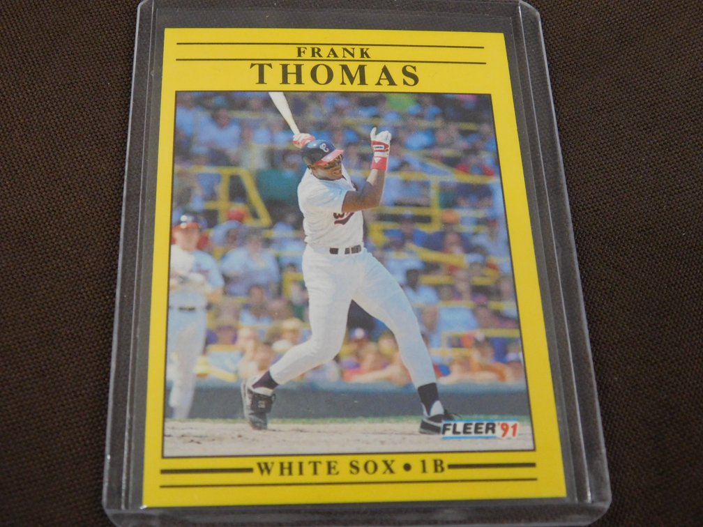 1991 Fleer Frank Thomas Card No. 138