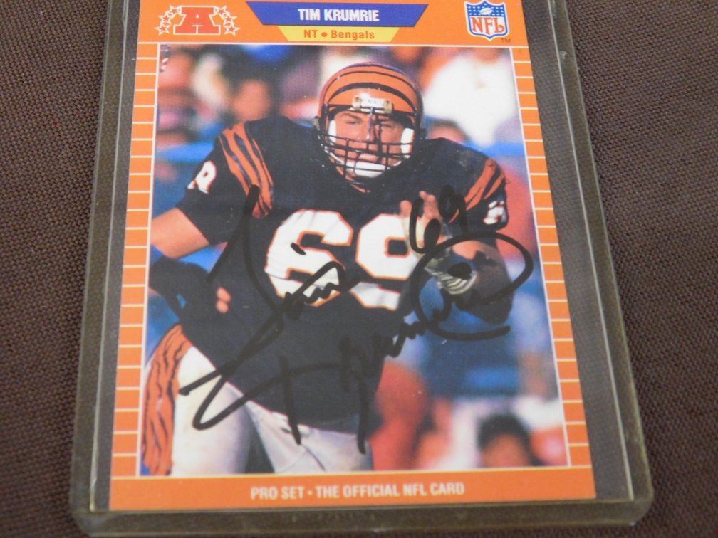 1989 NFL Tim Krumrie Card No. 63