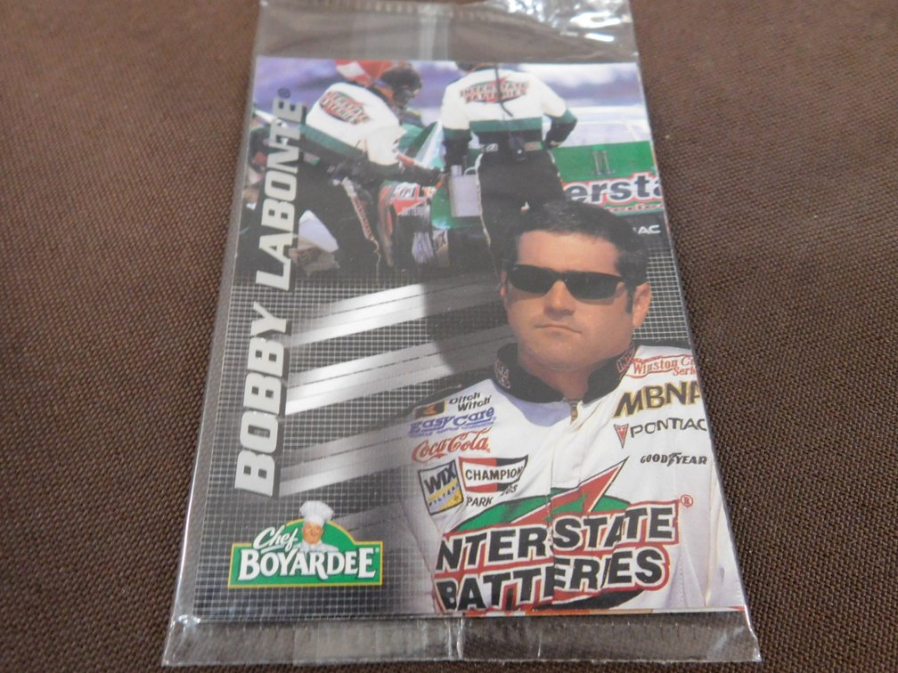 1999 Chef Boyardee Bobby Labonte Card 4 of 6 in sealed package