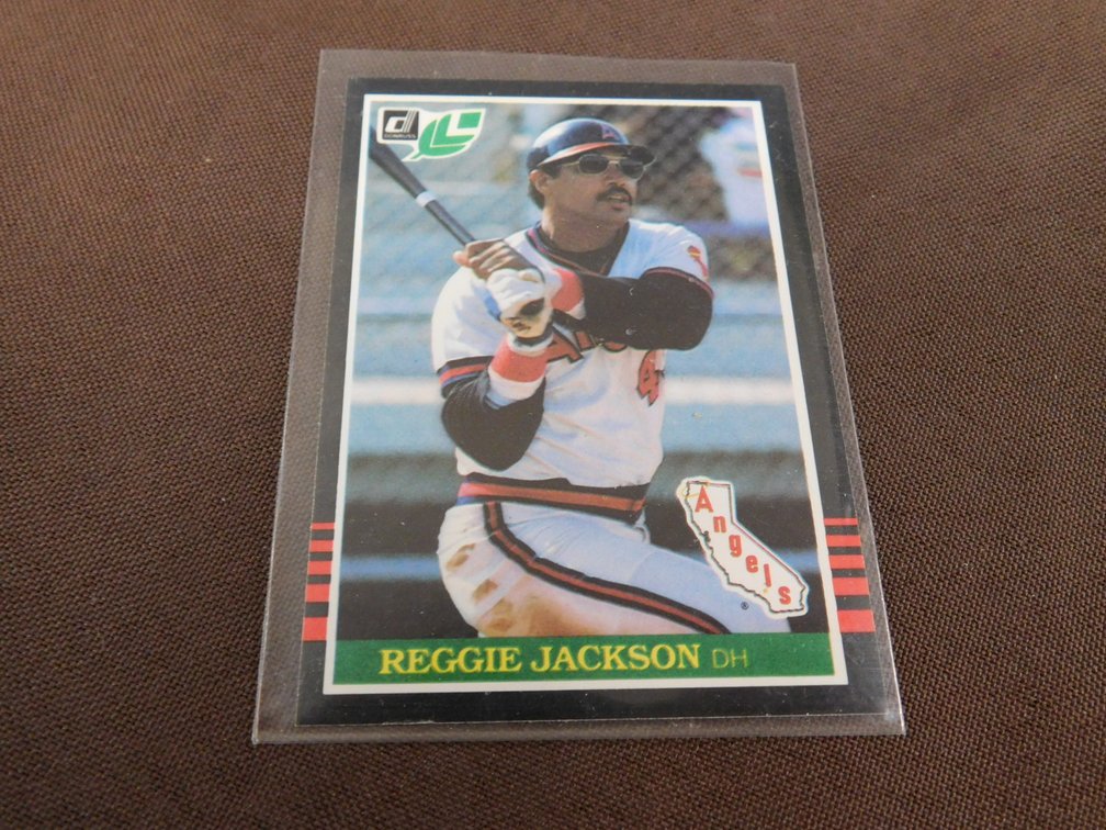 1984 Leaf Donruss Reggie Jackson Card No. 170