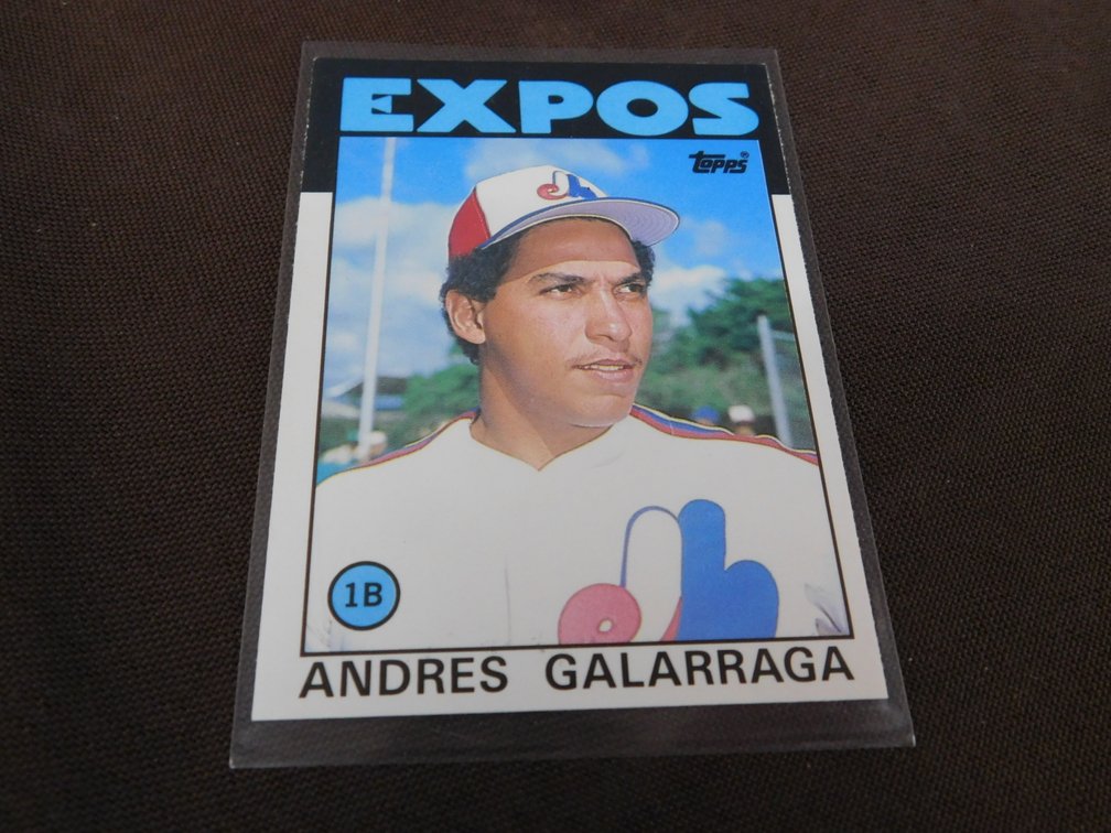Topps Andres Galarraga Card No. 40T