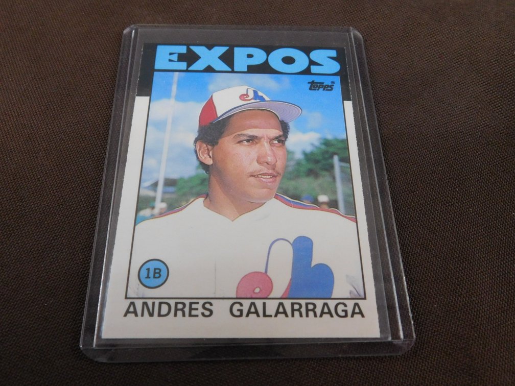 Topps Andres Galarraga Card No. 40T