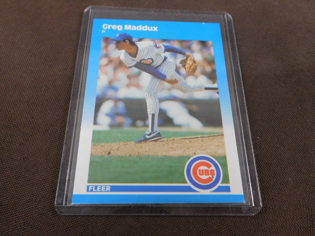 1987 Fleer Greg Maddux Card No. U-68