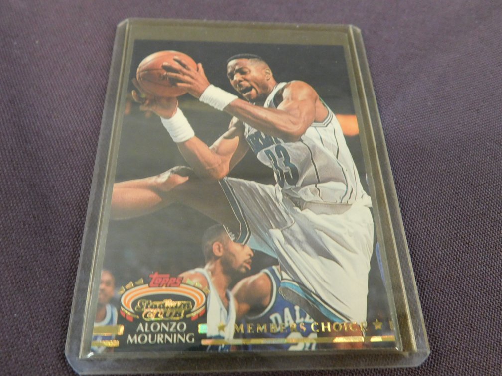 1993 Topps Stadium Club Alonzo Mourning Card No. 209