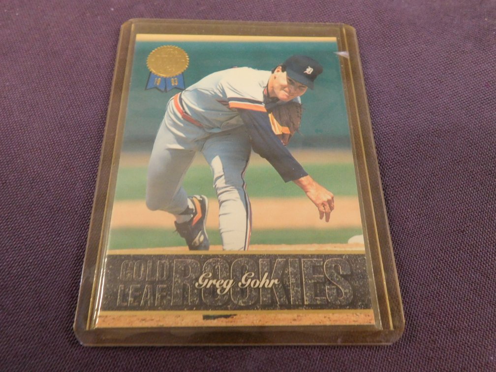 1993 Gold Leaf Rookies Greg Gohr 6 of 20
