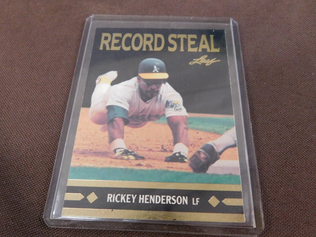 1991 Leaf Rickey Henderson Card No. BC26