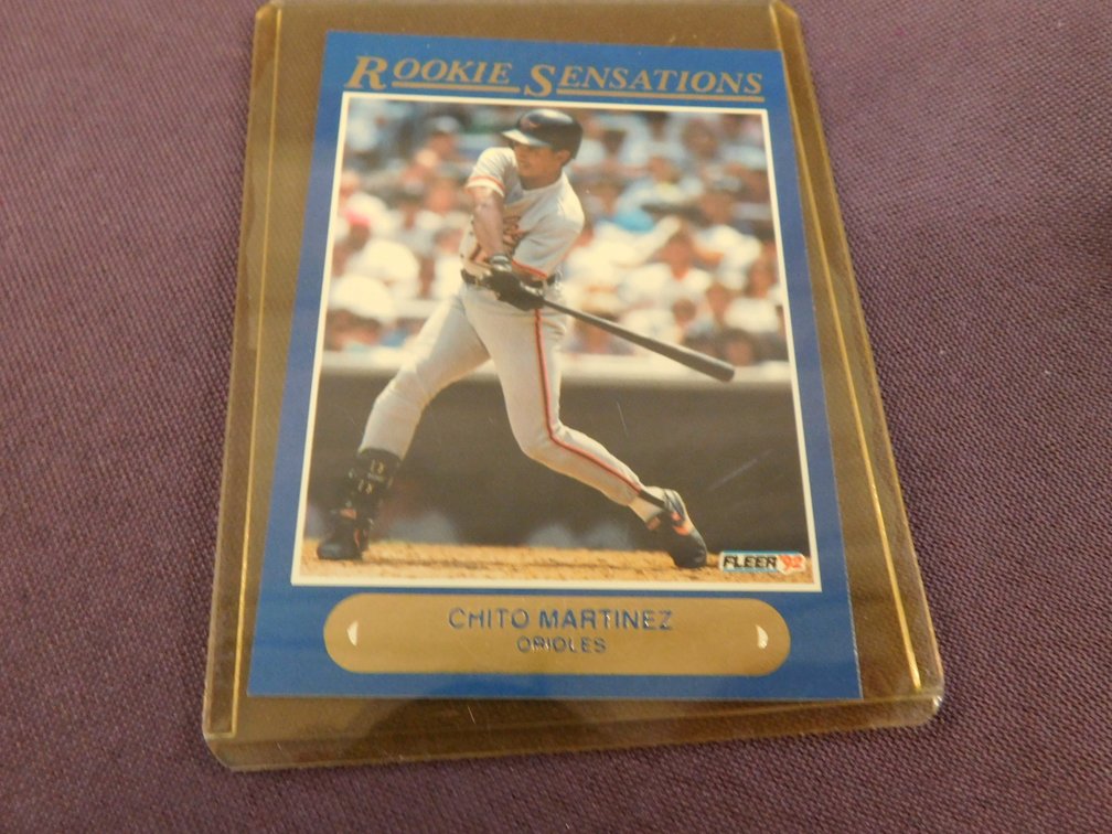 1992 Fleer Rookie Sensaations Chito Martinez 18 of 20