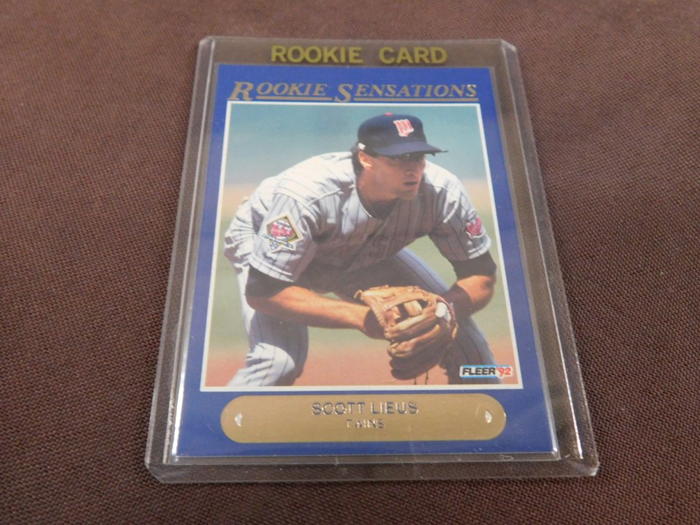 1992 Fleer Rookie Sensations Scott Leius 20 of 20