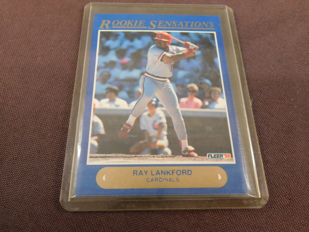 1992 Fleer Rookie Sensations Ray Lankford 17 of 20