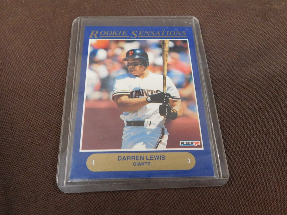 1992 Fleer Rookie Sensations Darren Lewis 6 of 20