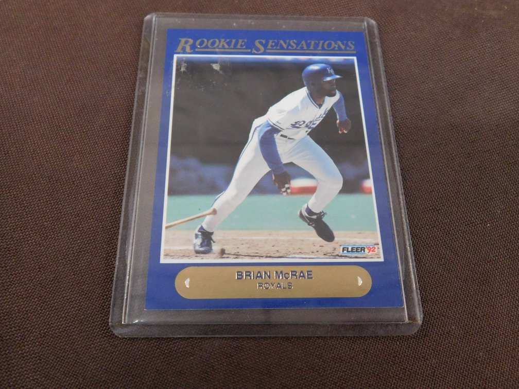 1992 Fleer Rookie Sensations Brian McRae 9 of 20