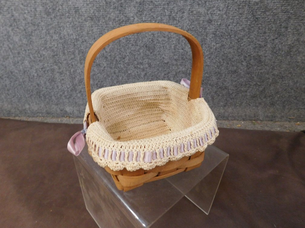 1986 Longaberger Basket 5" x 5" x 2 1/2"