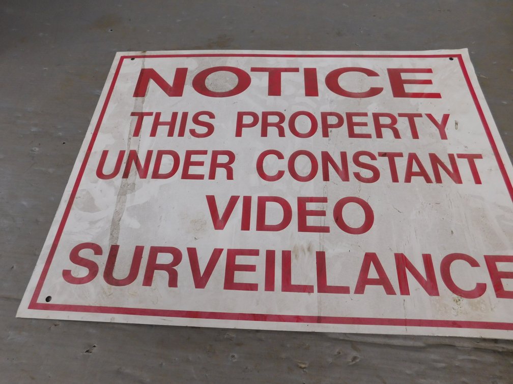 Notice of Video Surveillance Sign 24" x 18"