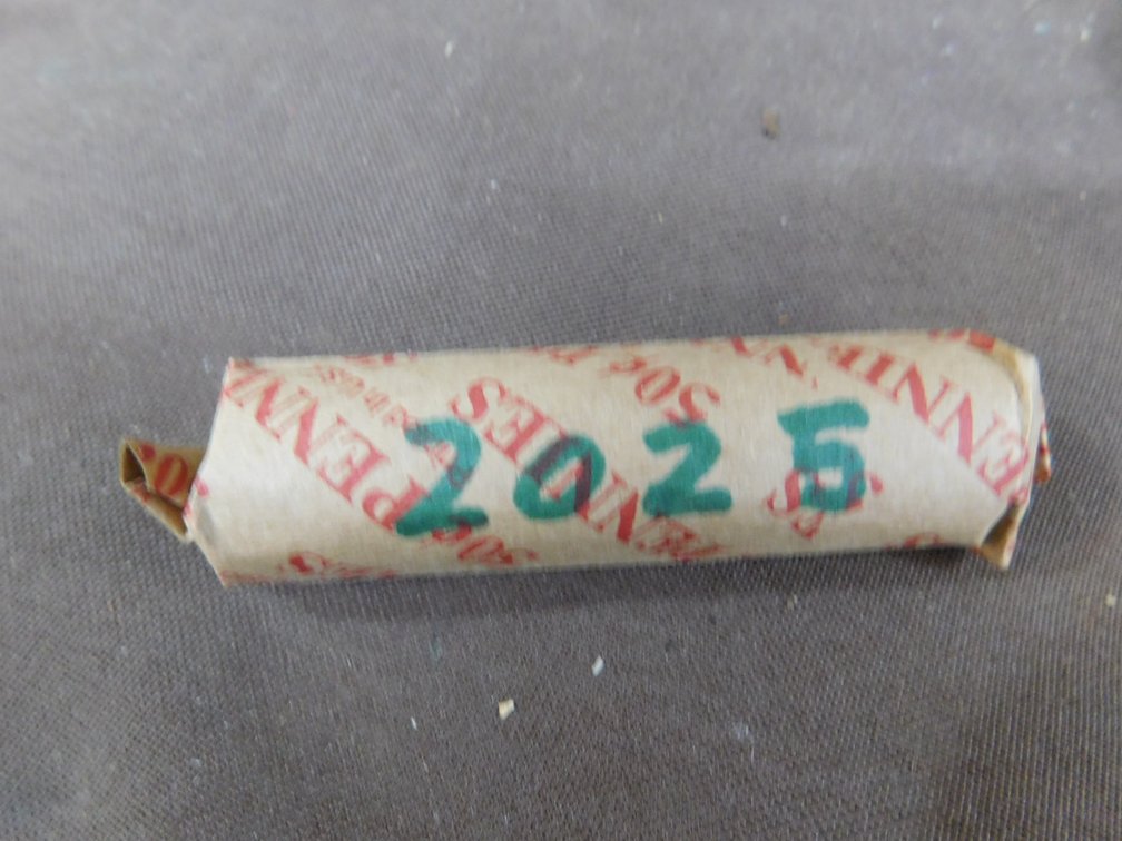 1-Roll of 2025 Lincoln Pennies