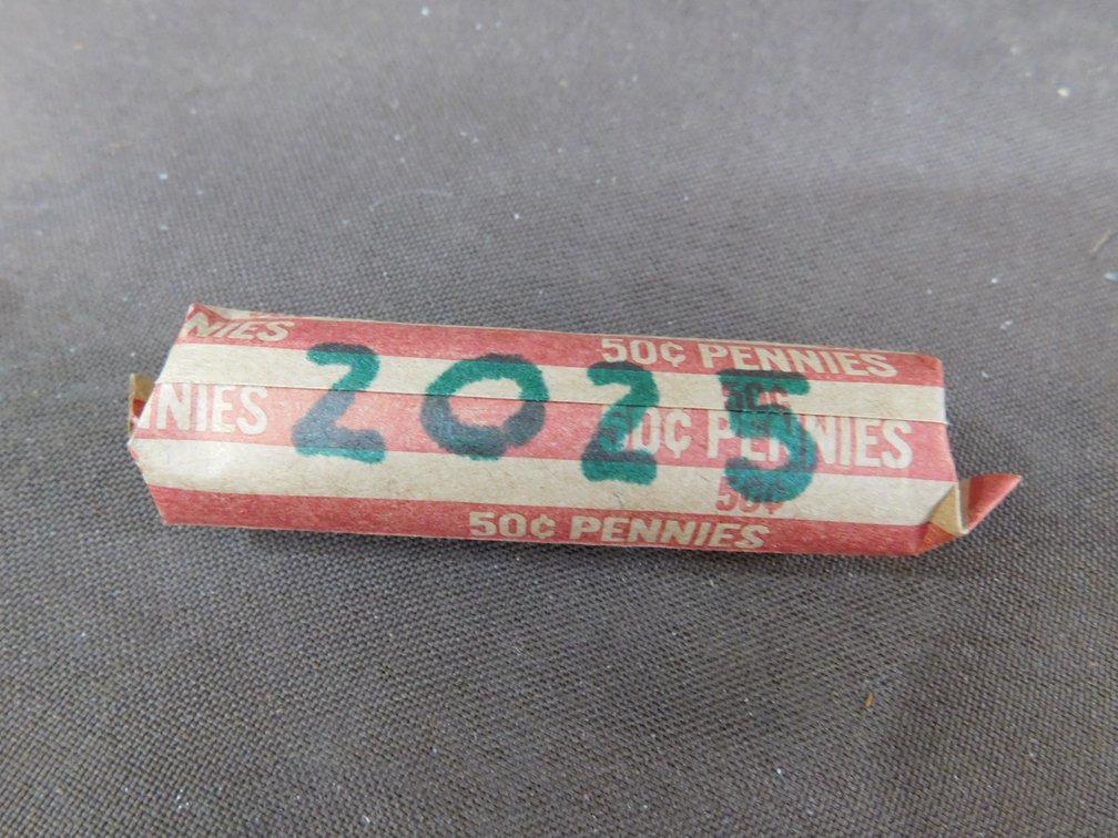 1-Roll of 2025 Lincoln Pennies
