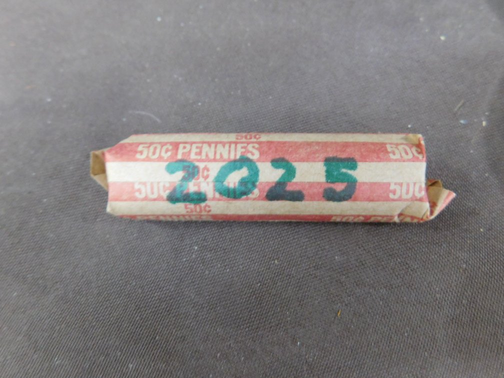 1-Roll of 2025 Lincoln Pennies