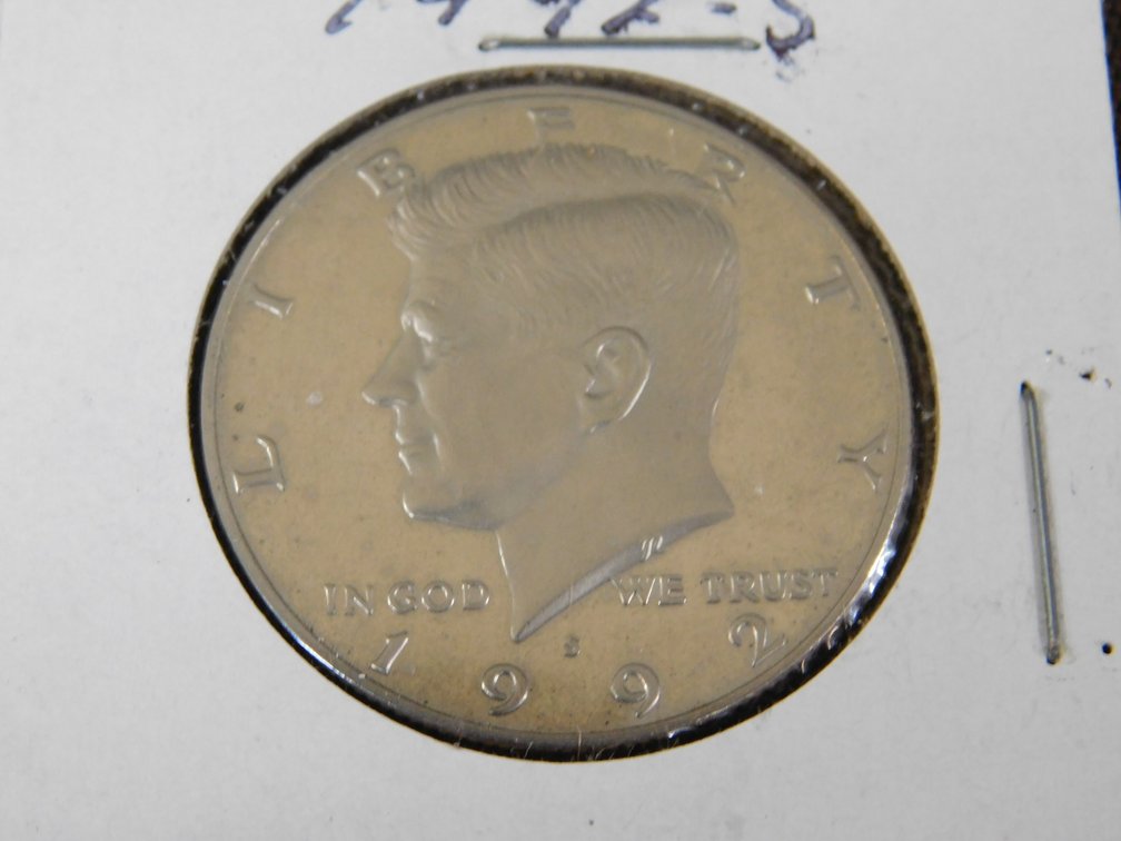 1992 S Kennedy Half Dollar
