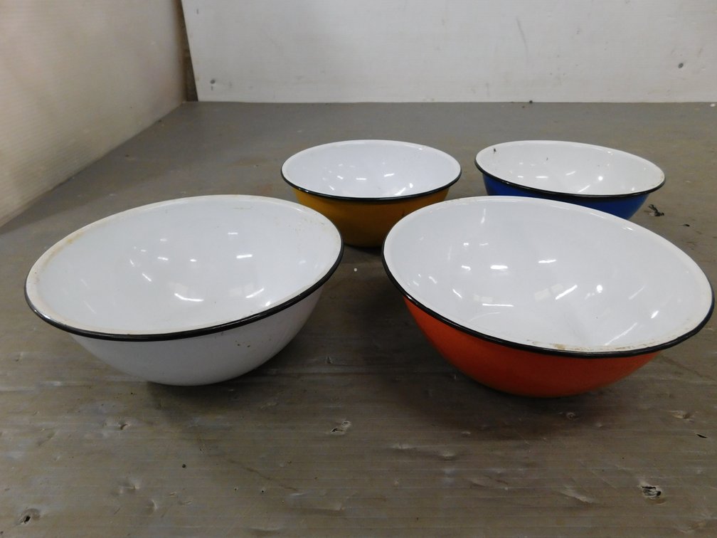 Vintage Enamelware Bowls