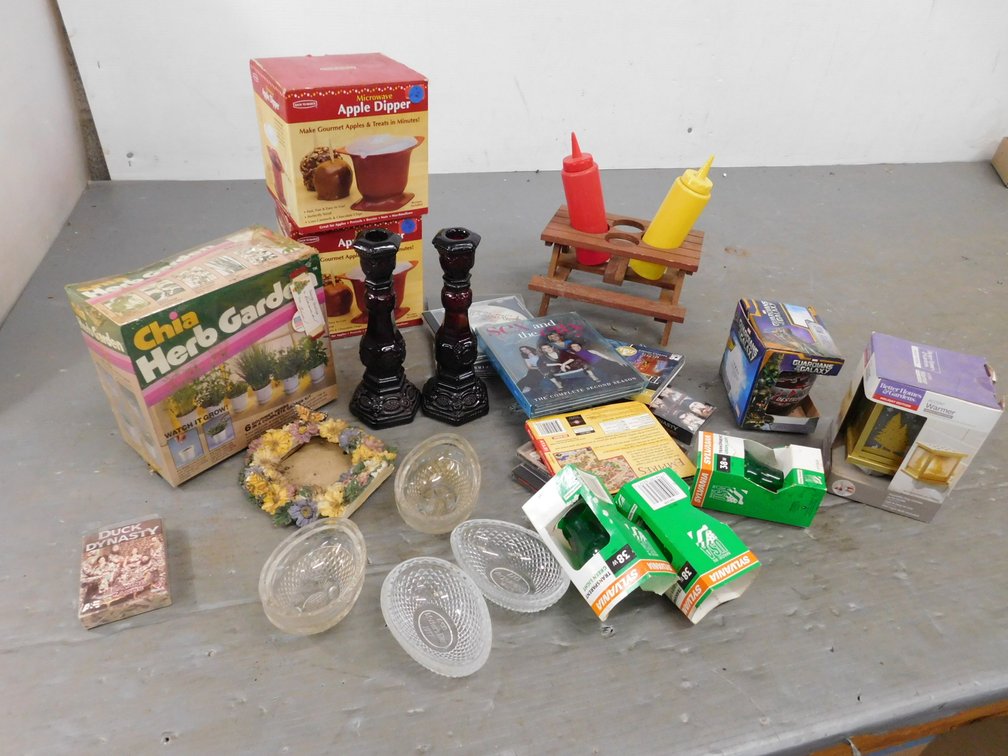 Apple Dippers, Playing Cards, Condiment Picnic Table etc.