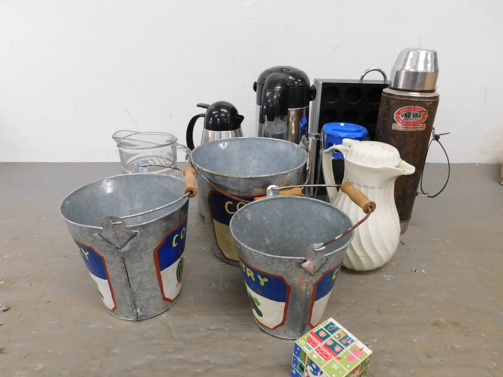 Pails, Beverage Dispensers etc.