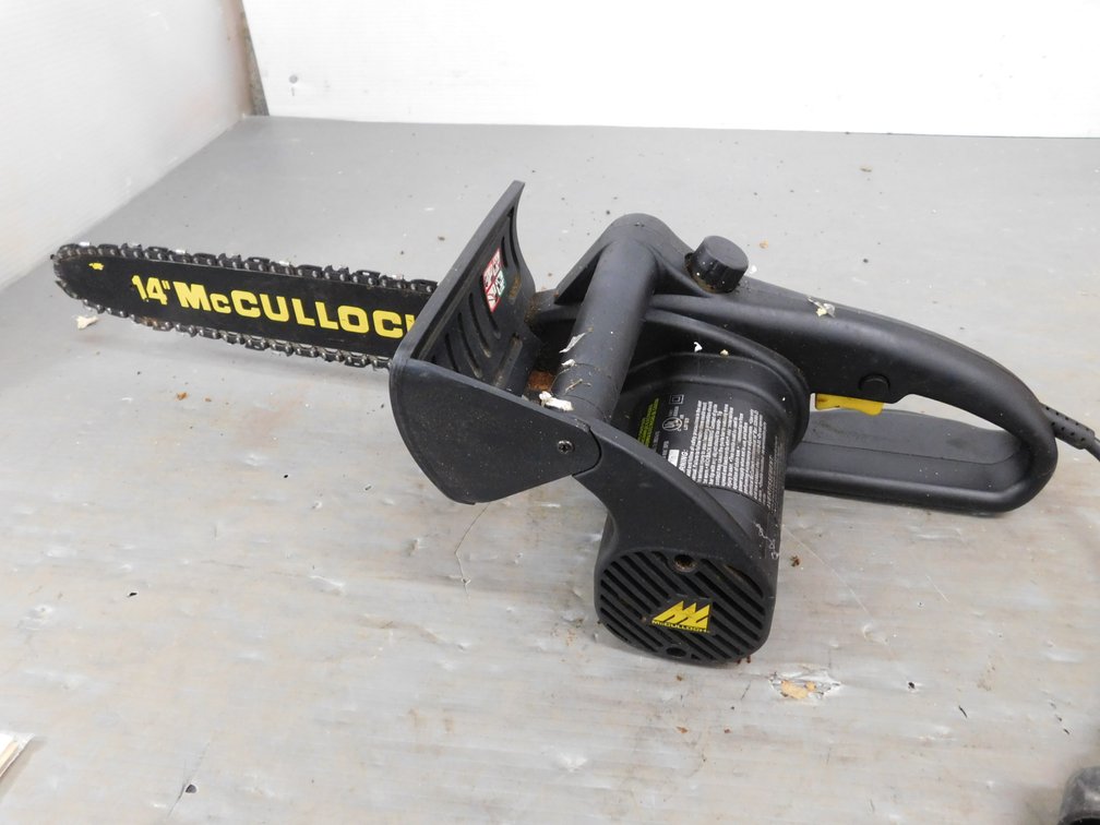 McCulloch 1.5 HP Electric Chain Saw 14" MS1415, Works