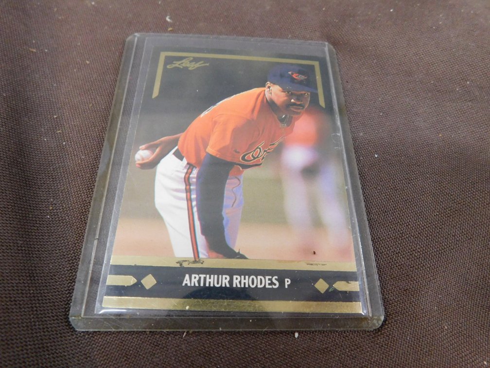 1991 Gold Leaf Rookies  Arthur Rhodes Card No. BC6 Series 1